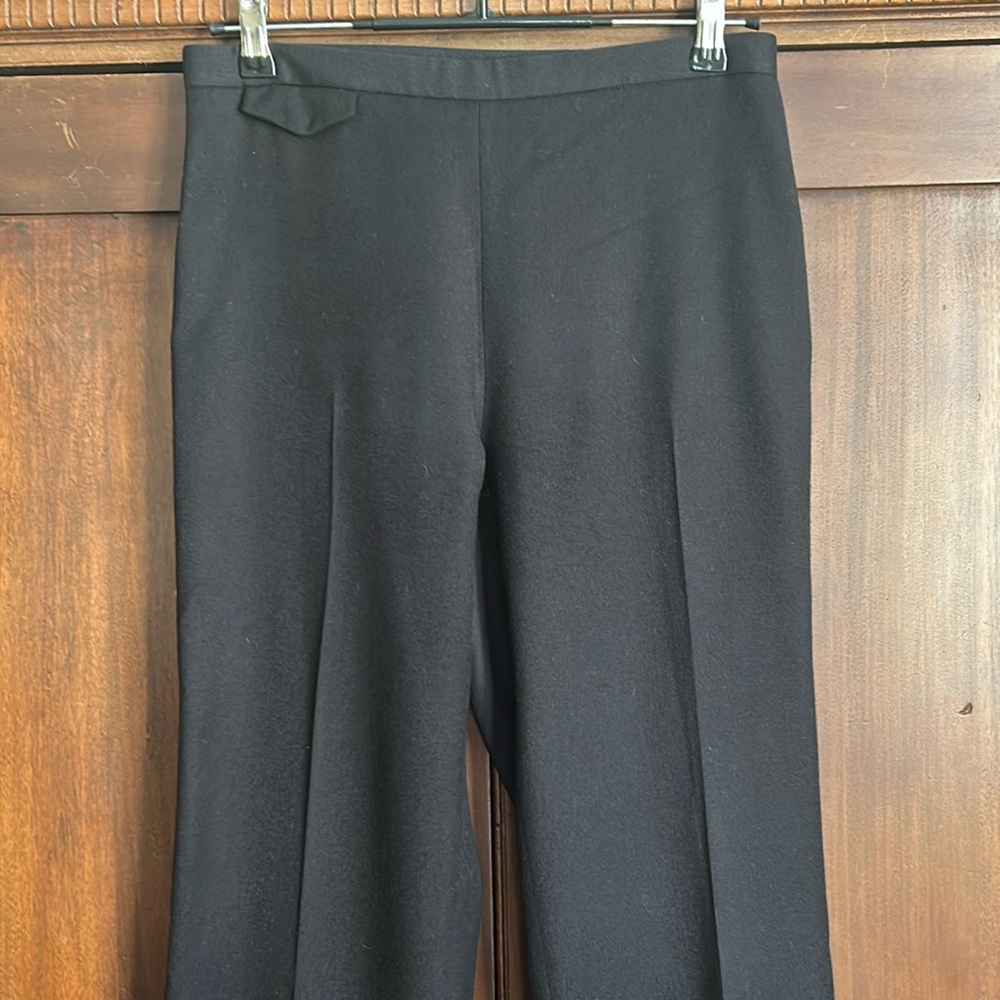 90s/Y2K J Crew Wool Wide Leg Cuffed Trousers 6